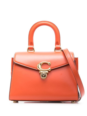 

Sammy logo-plaque leather tote bag, Coach Sammy logo-plaque leather tote bag