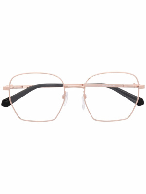 

Logo-engraved oversized glasses, Love Moschino Logo-engraved oversized glasses