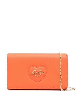 

Heart logo-patch crossbody bag, Love Moschino Heart logo-patch crossbody bag