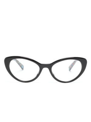 

Cat-eye frame acetate glasses, Love Moschino Cat-eye frame acetate glasses