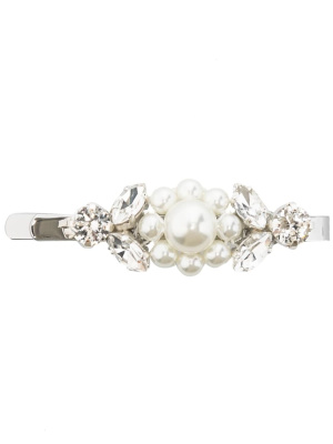 

Faux-pearl crystal-embellished hair clip, Simone Rocha Faux-pearl crystal-embellished hair clip