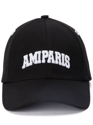 

Logo-patch baseball cap, AMI Paris Logo-patch baseball cap