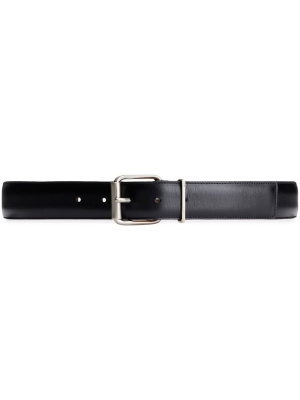 

Smooth-grain leather belt, AMI Paris Smooth-grain leather belt