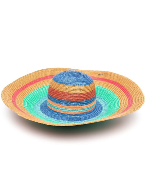 

Stripe-print sun hat, Missoni Stripe-print sun hat
