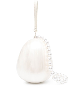 

Egg faux pearl tote bag, Simone Rocha Egg faux pearl tote bag
