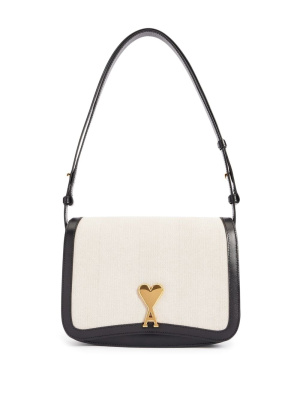 

Two-tone shoulder bag, AMI Paris Two-tone shoulder bag