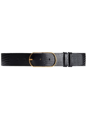 

Lizard-embossed-leather belt, AMI Paris Lizard-embossed-leather belt