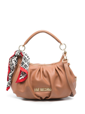 

Scarf-detail shoulder bag, Love Moschino Scarf-detail shoulder bag
