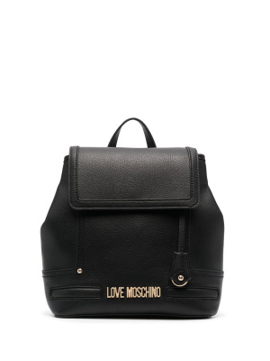 

Logo-lettering backpack, Love Moschino Logo-lettering backpack