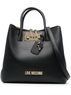 

Logo-lettering tote bags, Love Moschino Logo-lettering tote bags