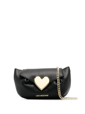 

Logo-plaque crossbody bag, Love Moschino Logo-plaque crossbody bag