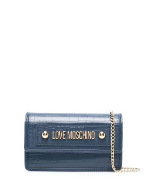 

Logo-detail crossbody bag, Love Moschino Logo-detail crossbody bag