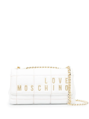 

Logo-appliqué cross-body bag, Love Moschino Logo-appliqué cross-body bag