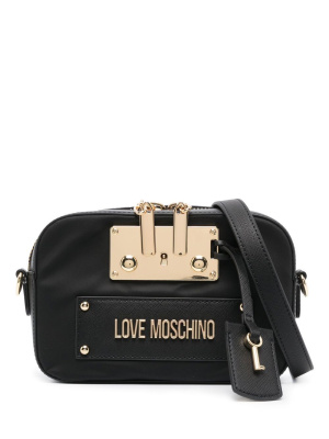 

Faux leather logo-lettering bag, Love Moschino Faux leather logo-lettering bag