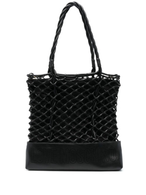

Woven faux-leather tote, Love Moschino Woven faux-leather tote