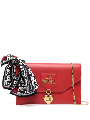 

Logo-plaque crossbody bag, Love Moschino Logo-plaque crossbody bag