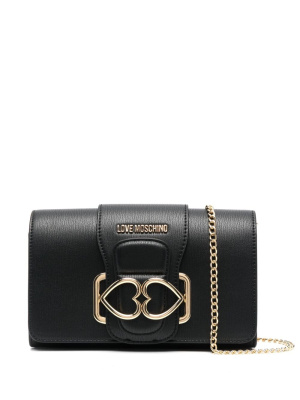 

Logo-plaque crossbody bag, Love Moschino Logo-plaque crossbody bag