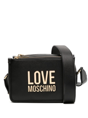 

Leather logo-detail crossbody bag, Love Moschino Leather logo-detail crossbody bag