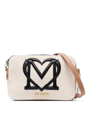 

Logo-patch detail crossbody bag, Love Moschino Logo-patch detail crossbody bag