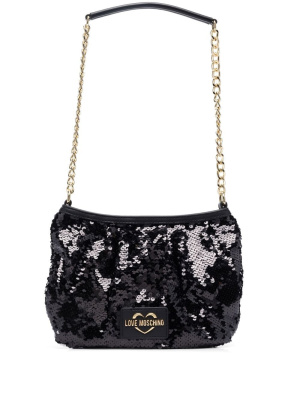 

Sequin-embellished shoulder bag, Love Moschino Sequin-embellished shoulder bag