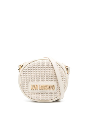 

Interwoven circular crossbody bag, Love Moschino Interwoven circular crossbody bag