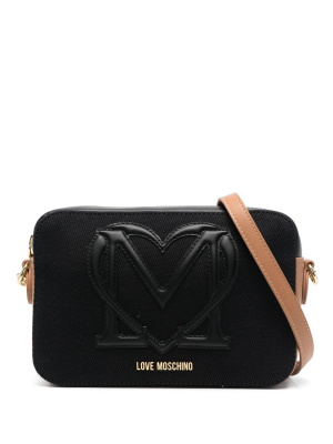 

Embossed-logo cross-body bag, Love Moschino Embossed-logo cross-body bag