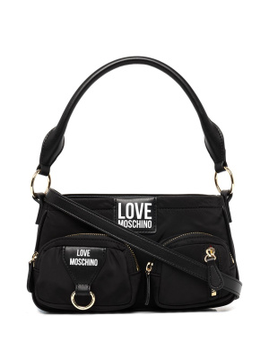 

Logo-patch crossbody bag, Love Moschino Logo-patch crossbody bag