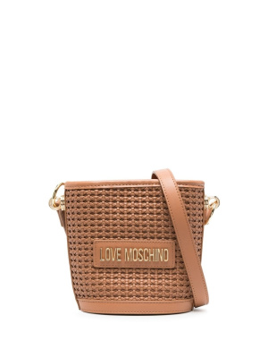 

Woven bucket crossbody bag, Love Moschino Woven bucket crossbody bag