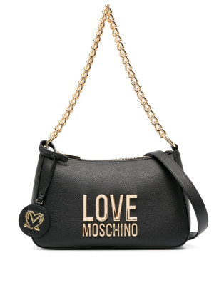 

Logo-lettering shoulder bag, Love Moschino Logo-lettering shoulder bag