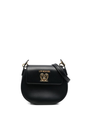 

Logo-plaque tote bag, Love Moschino Logo-plaque tote bag