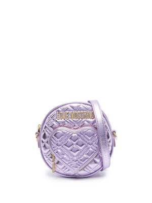 

Quilted round-shape mini cross-body bag, Love Moschino Quilted round-shape mini cross-body bag