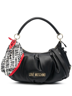 

Logo-plaque tote bag, Love Moschino Logo-plaque tote bag