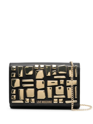 

Logo-plaque crossbody bag, Love Moschino Logo-plaque crossbody bag