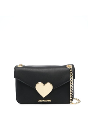 

Gracious heart-motif shoulder bag, Love Moschino Gracious heart-motif shoulder bag
