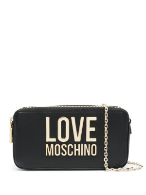 

Logo-lettering crossbody bag, Love Moschino Logo-lettering crossbody bag