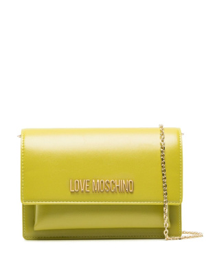 

Logo-lettering crossbody bag, Love Moschino Logo-lettering crossbody bag