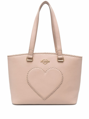 

Whipstitch-trim tote bag, Love Moschino Whipstitch-trim tote bag