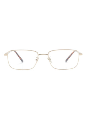 

Matte rectangle-frame glasses, Giorgio Armani Matte rectangle-frame glasses
