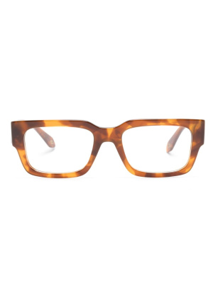 

Tortoiseshell rectangle-frame glasses, Giorgio Armani Tortoiseshell rectangle-frame glasses