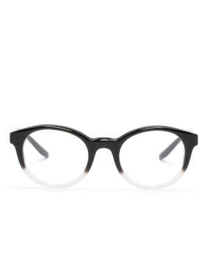 

Ombré-effect round-frame glasses, Giorgio Armani Ombré-effect round-frame glasses