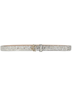 

Mini Helina logo-buckle belt, Jimmy Choo Mini Helina logo-buckle belt