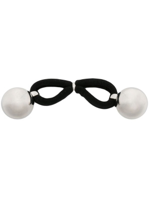 

Metallic-ball hair tie, MM6 Maison Margiela Metallic-ball hair tie