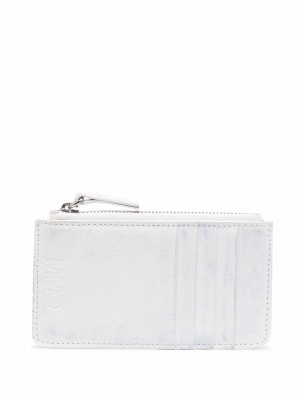 

Painted-effect leather purse, MM6 Maison Margiela Painted-effect leather purse