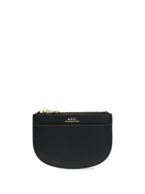 

Rounded leather purse, A.P.C. Rounded leather purse