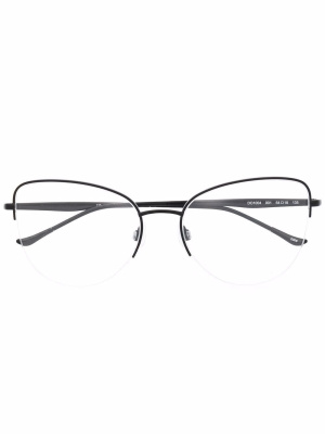 

Cat-eye half-frame glasses, Donna Karan Cat-eye half-frame glasses
