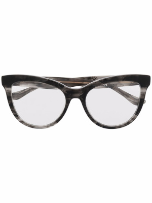 

Marbled cat-eye glasses, Donna Karan Marbled cat-eye glasses
