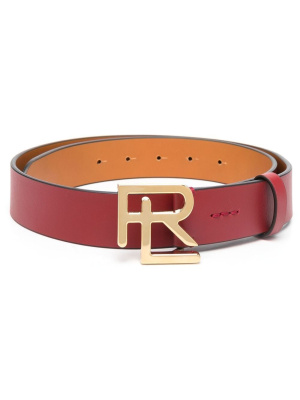 

Logo-buckle leather belt, Ralph Lauren Collection Logo-buckle leather belt