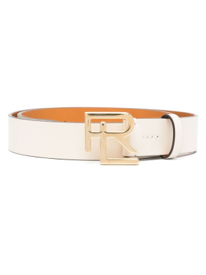 

Logo-buckle leather belt, Ralph Lauren Collection Logo-buckle leather belt