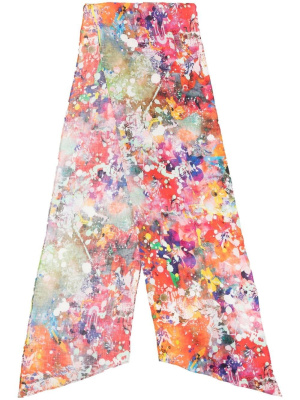 

Floral embroidered scarf, Ralph Lauren Collection Floral embroidered scarf