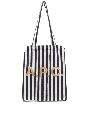 

Lou striped tote bag, A.P.C. Lou striped tote bag